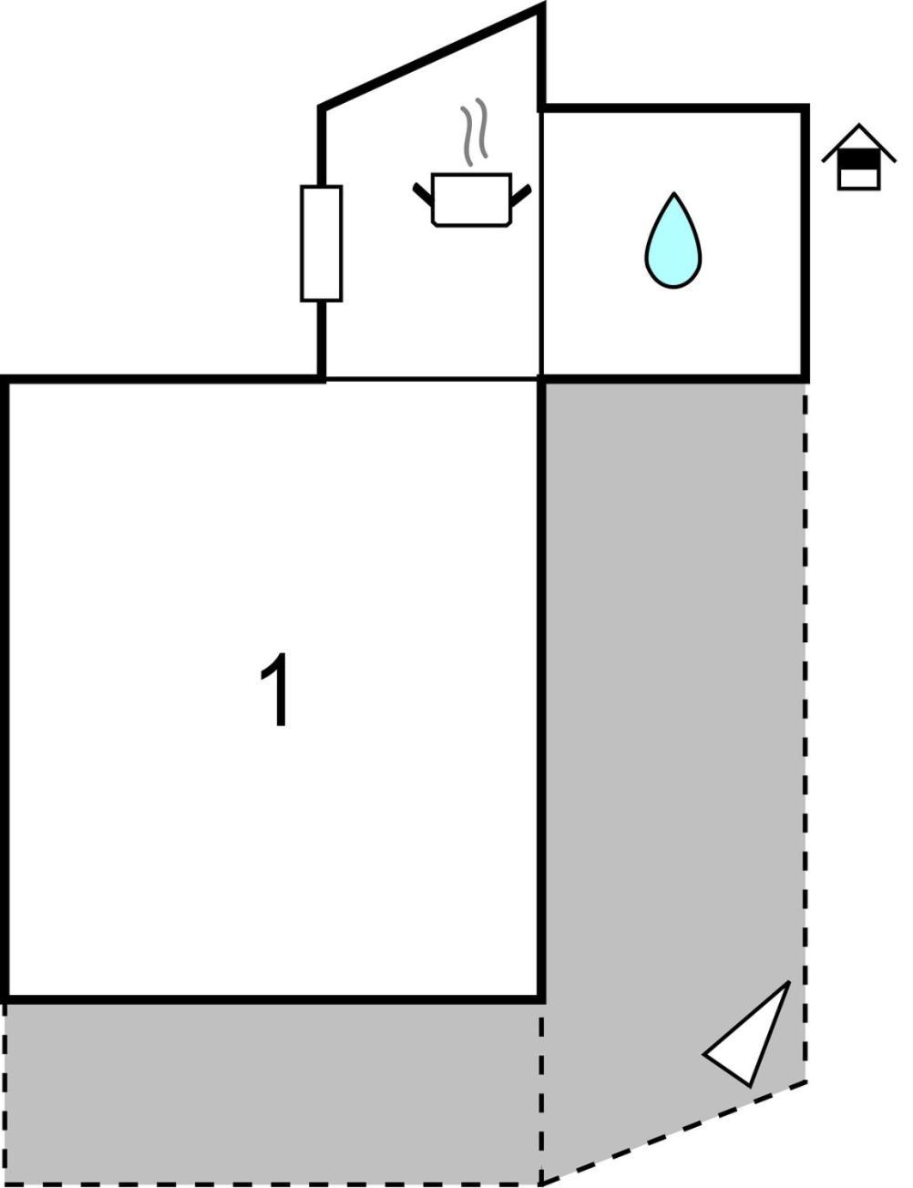 1 Bedroom Cozy Apartment In 茨里克韦尼察 外观 照片